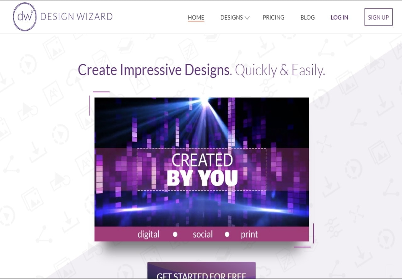 Design Wizard lifetime deal: Simple graphic design app on the cloud