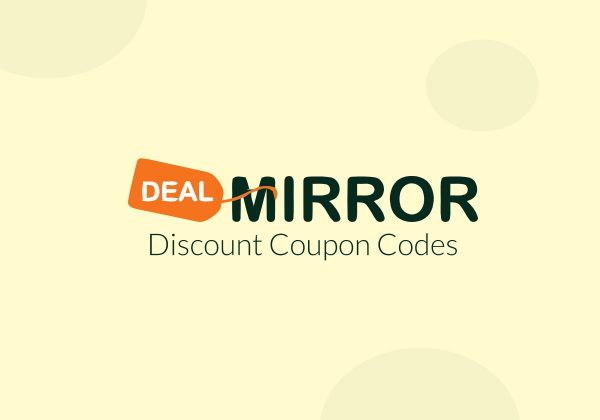 DealMirror coupon codes discount offer
