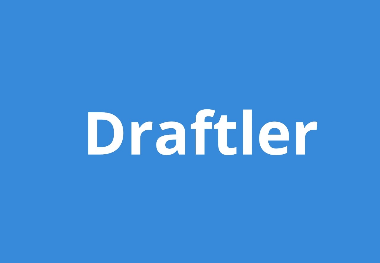 Draftler easy drag and drop website builder