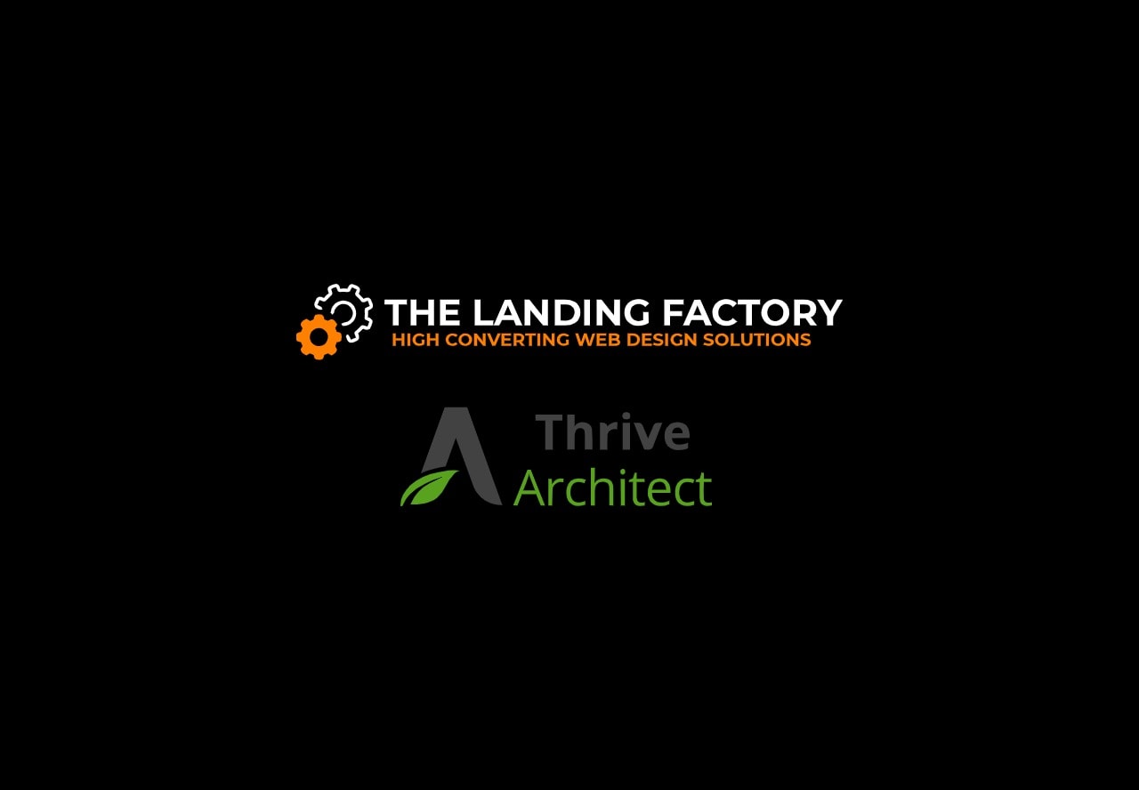 The Landing factory lifetime deal on Thrive Architect templates