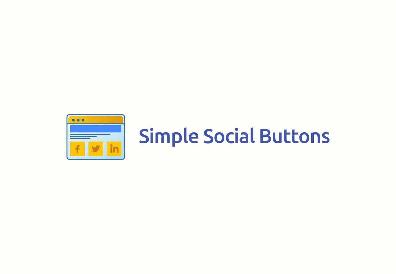Simple Social buttons on appsumo lifetime deal