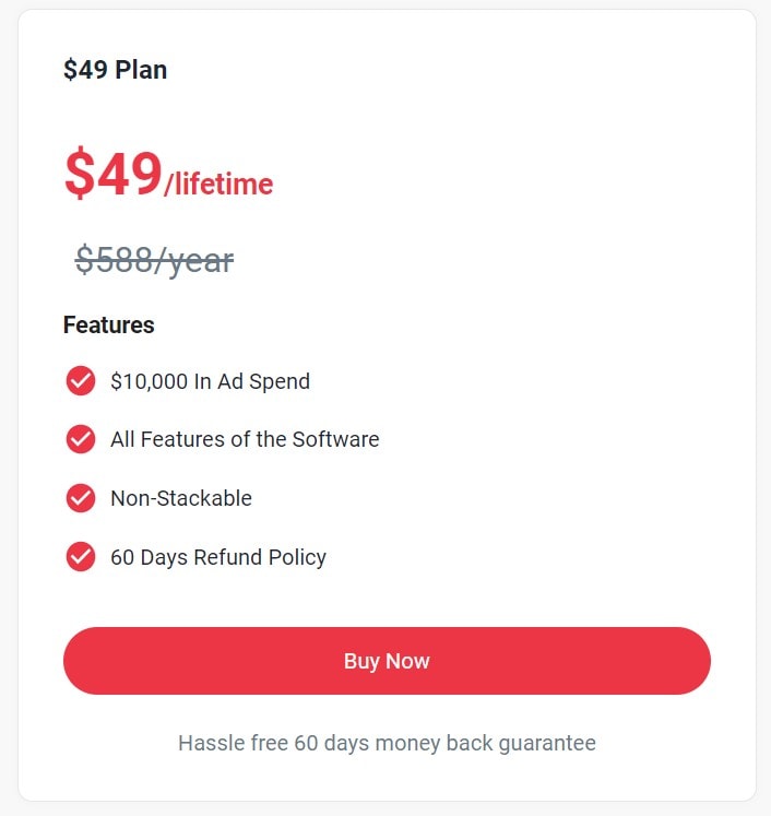 Scalify lifetime deal pricing plans