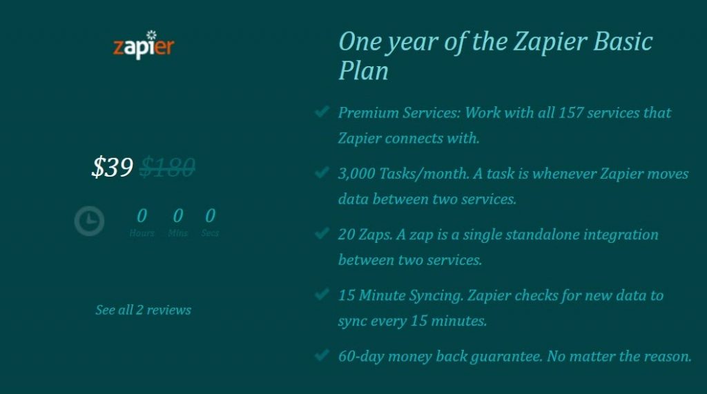 Was there ever a Zapier lifetime deal ? 11