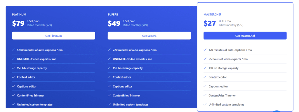 Contentfries price 