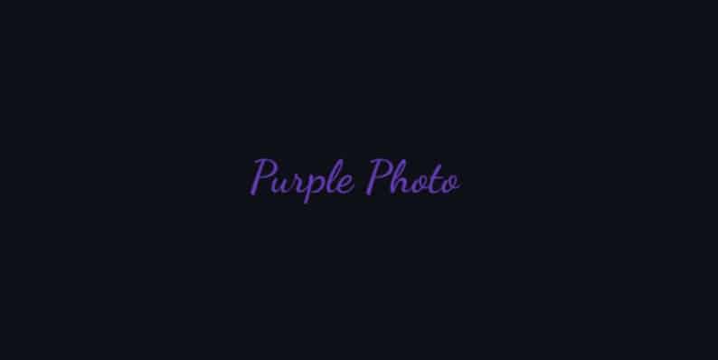 Purple Photo Black Friday Deal