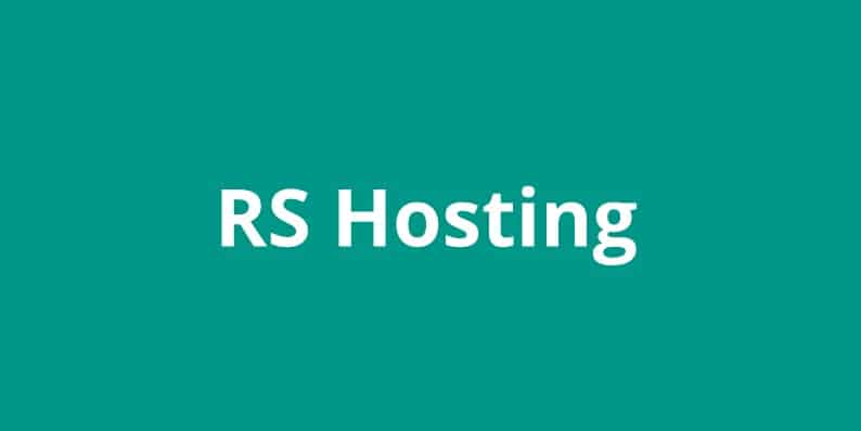 RS Hosting Black Friday Deal