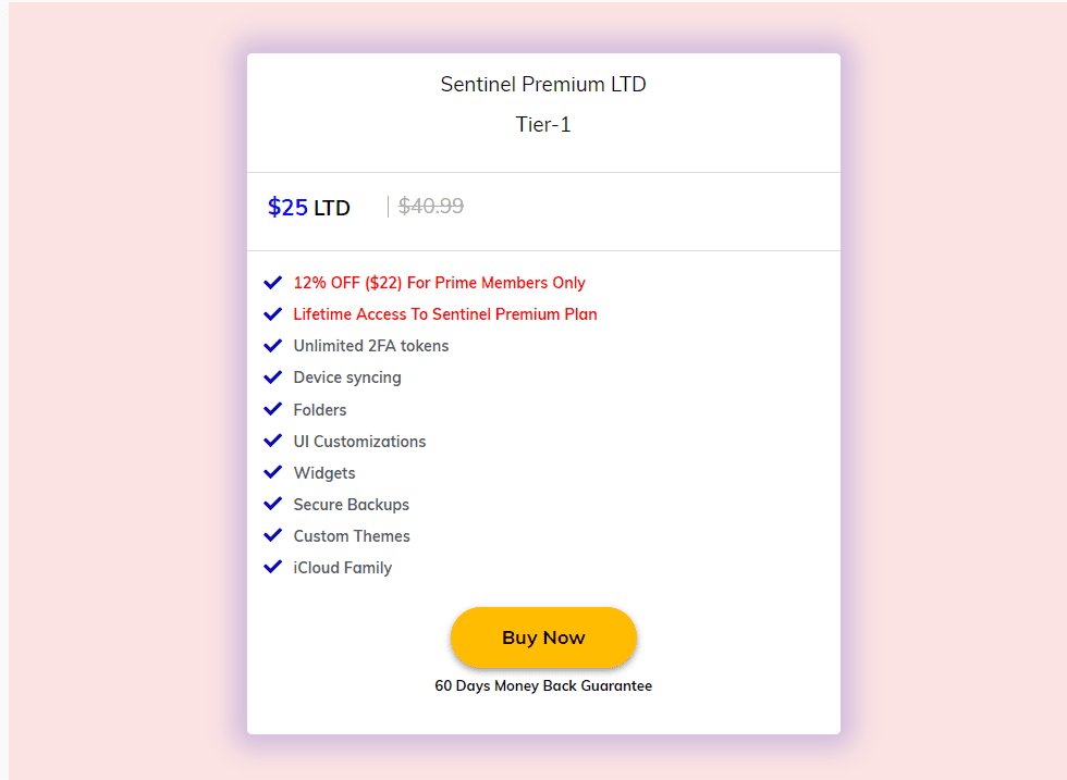 Sentinel Dealmirror Price 