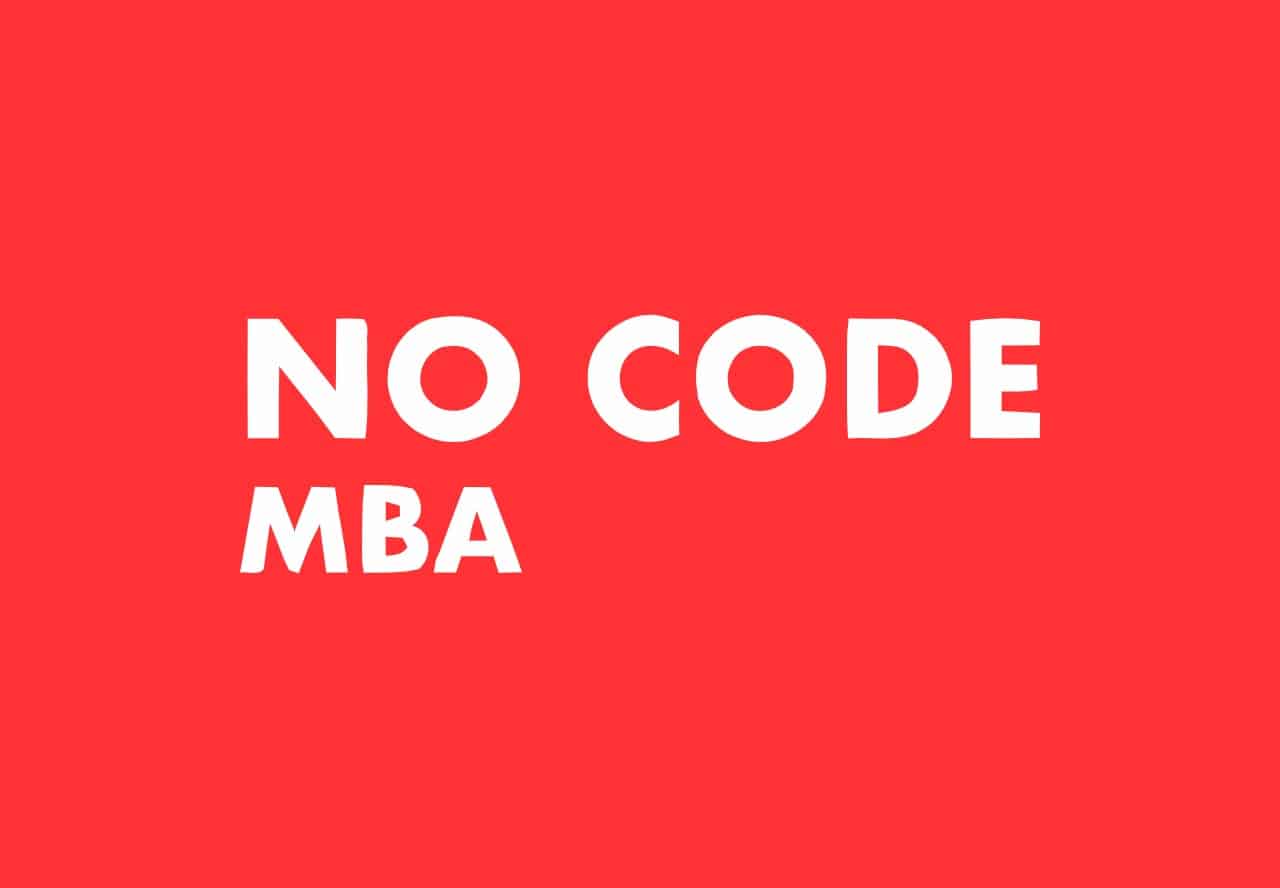 No Code MBA Lifetime Deal on Appsumo