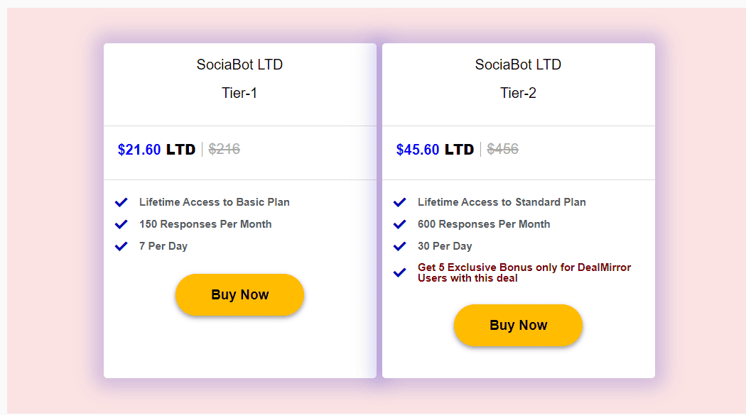 sociabot dealmirror price