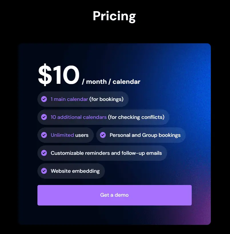 appoint regular pricing