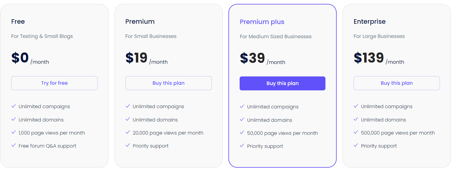 OptinMagic regular pricing