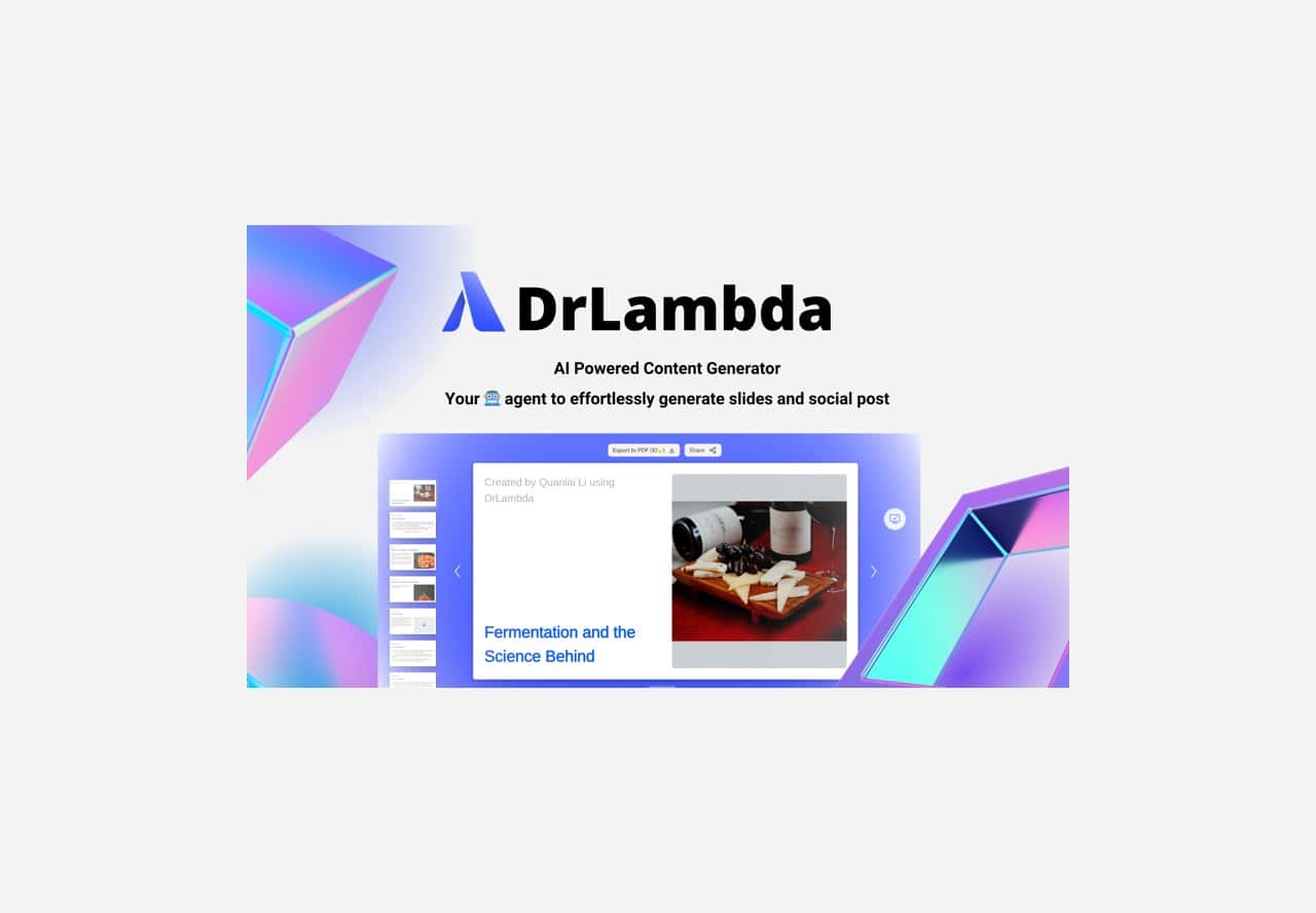 DrLambda AI lifetime deal on dealmirror