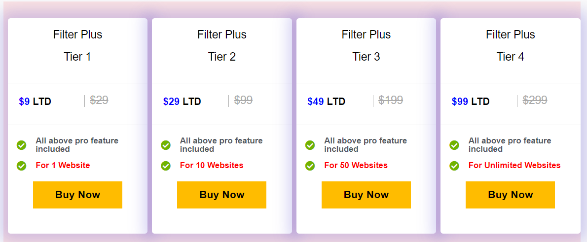 filter plus dealmirror price