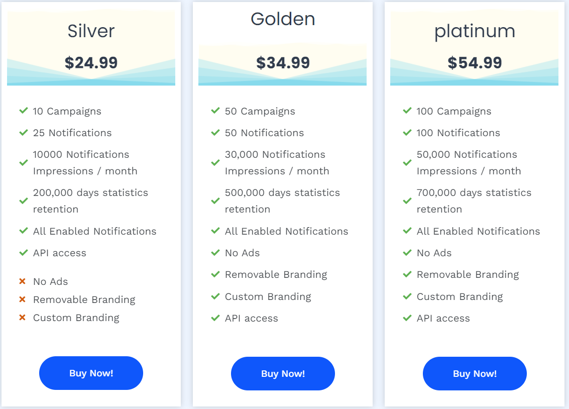 prooflander regular pricing