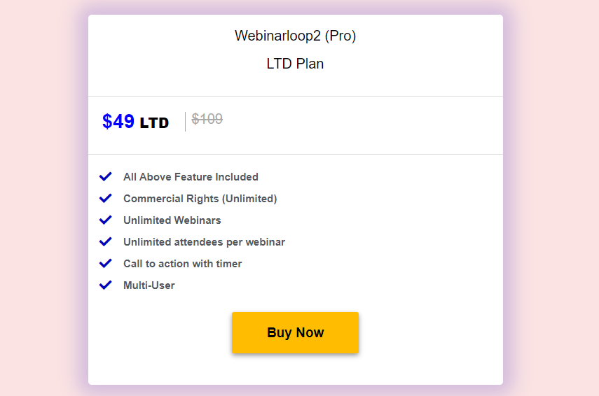 webinaarloop dealmirror price