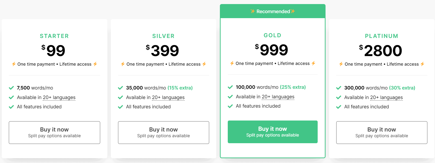 wordplay ai regular pricing 