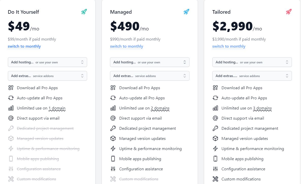 UNA CMS Regular Pricing