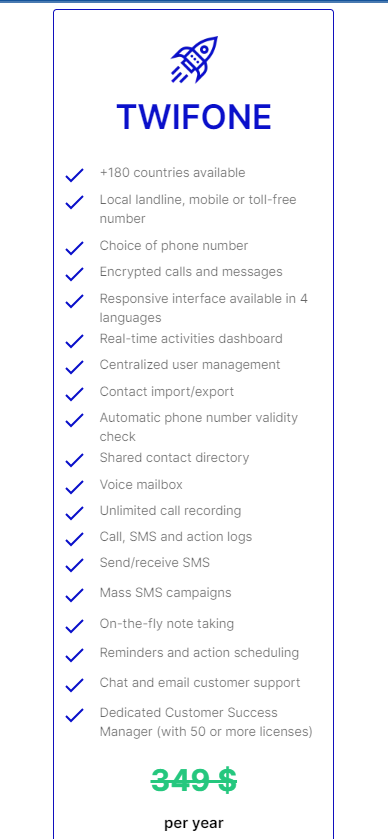 twifone regular pricing 