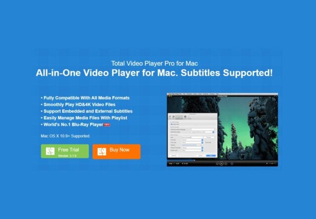 Total Video Player for Mac lifetime deal on dealfuel