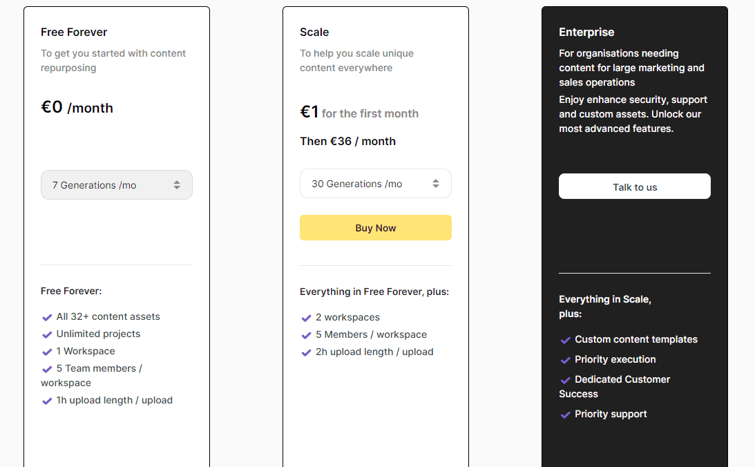 unifire regular pricing 