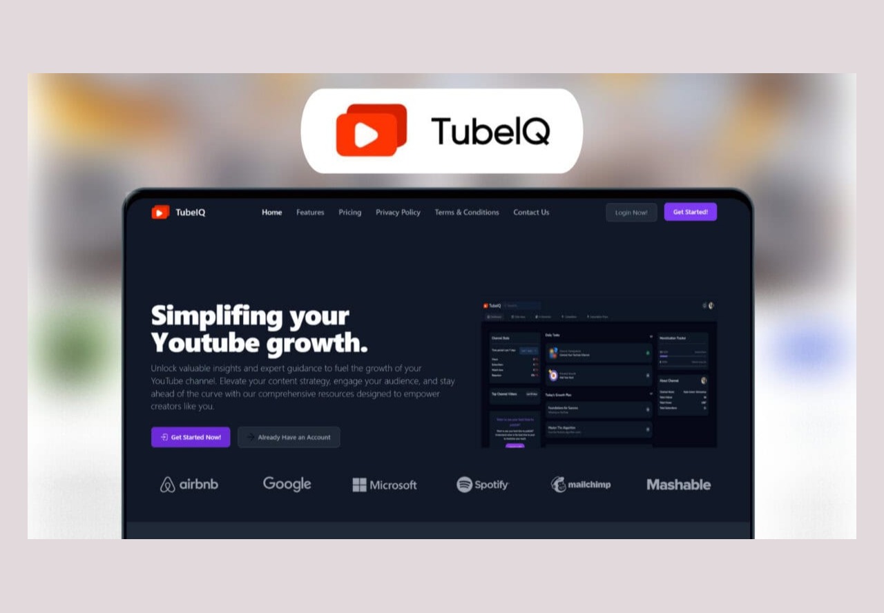 TubeIQ lifetime deal on dealmirror