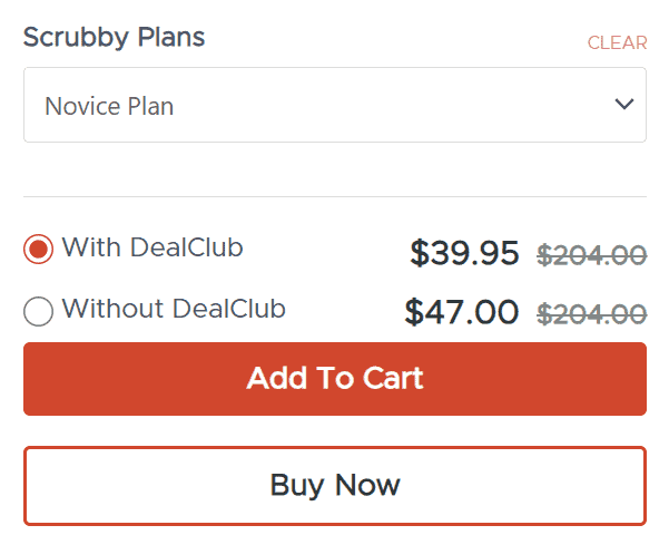 scrubby dealfuel price 