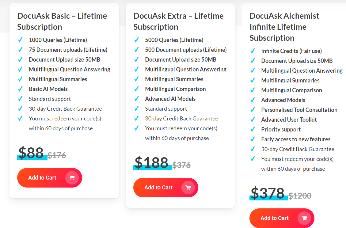 Docuask dealify price