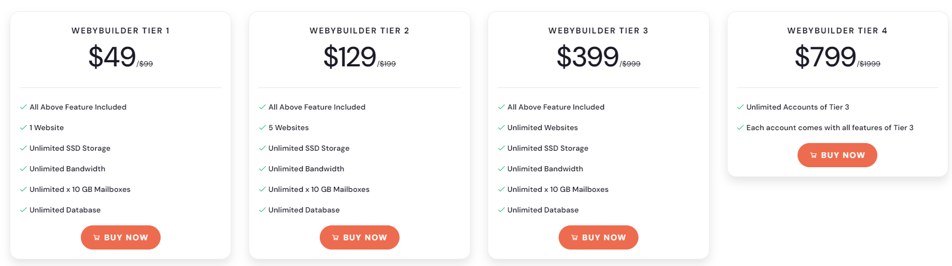 WebyBuilder dealmirror price