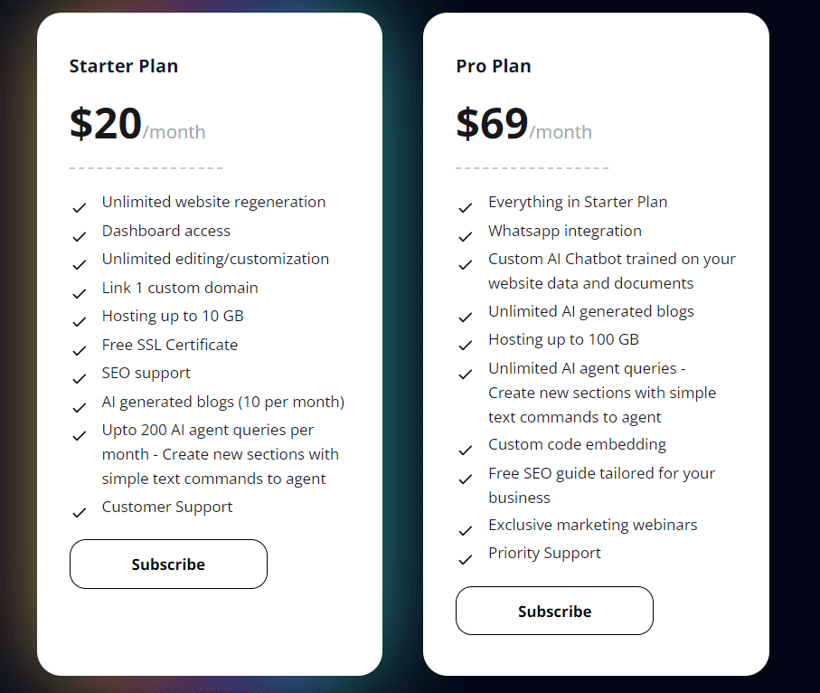 butternut ai regular pricing