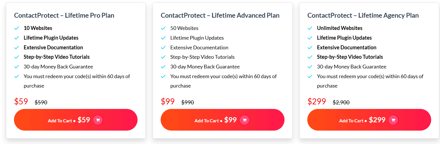 ContactProtect dealify price