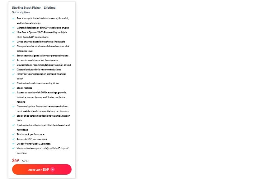 Sterling Stock Picker dealify price