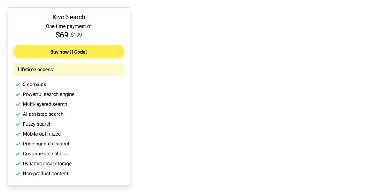 kivo search appsumo price