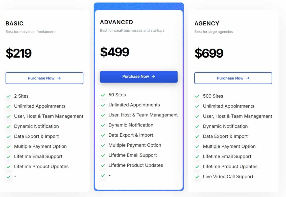 wp timetics regular pricing