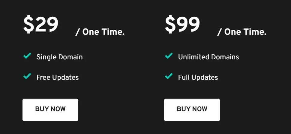 Bundle WP regular pricing