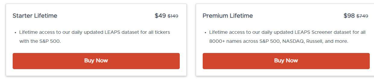 LEAPS Screener dealfuel price