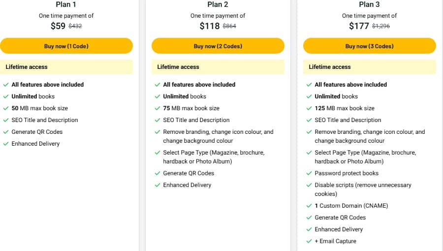 FlipBooklets Lifetime Deal: PDF Converter 3 FlipBooklets appsumo price