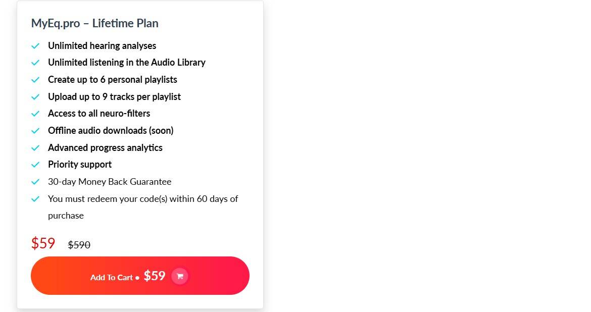 MyEq.pro Lifetime Deal: Audio Works with your Brain 3 MyEq.pro dealify price