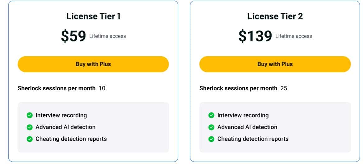 Sherlock Al appsumo price