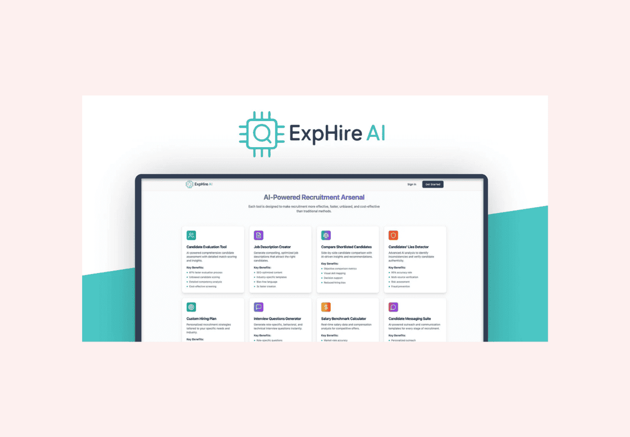 ExpHire AI Lifetime Deal: All-in-One Recruitment Suite 2 ExpHire AI Lifetime Deal on Dealify
