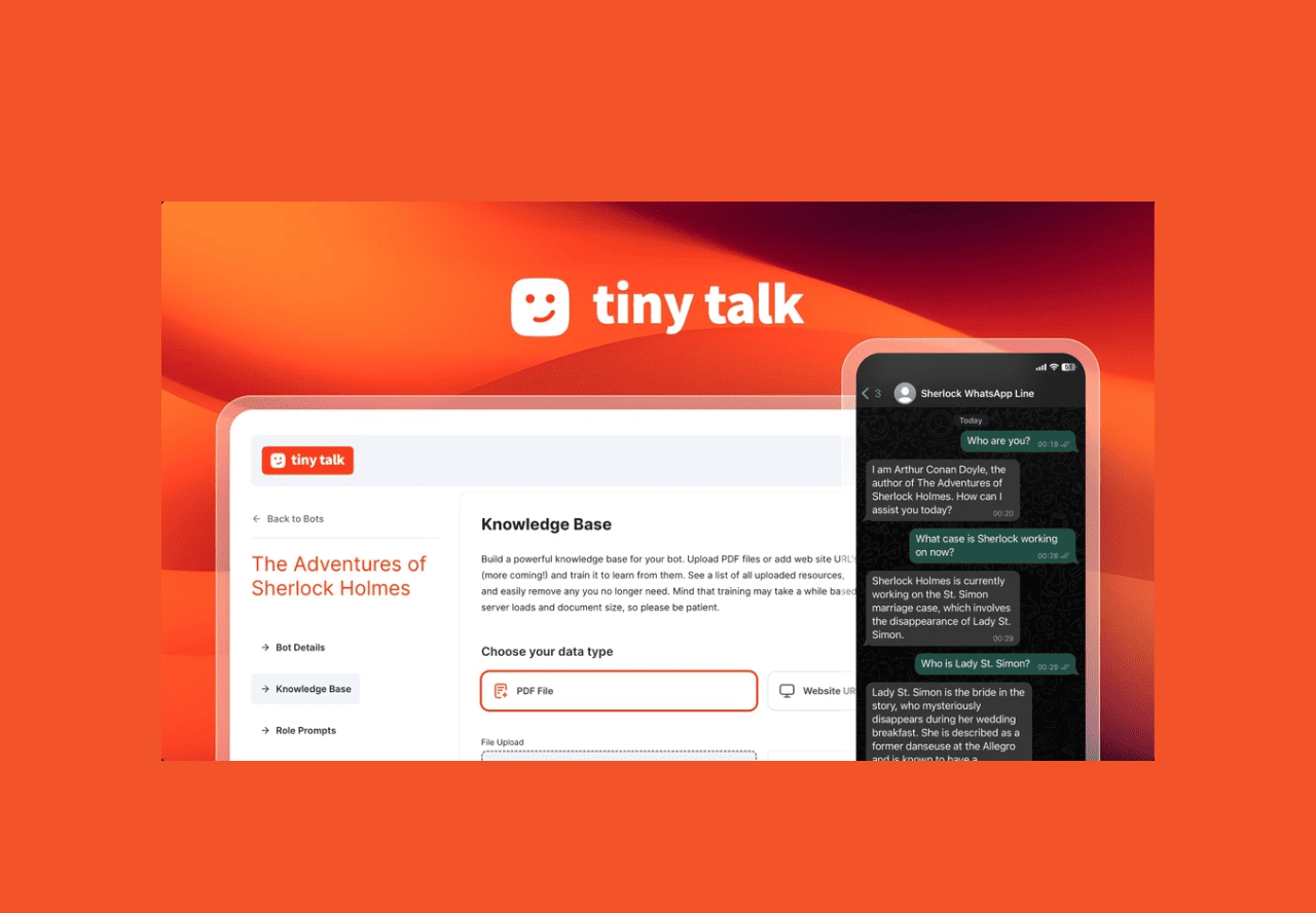 Tiny Talk Lifetime Deal: AI Chatbot Builder 2 Tiny Talk Lifetime deal on appsumo
