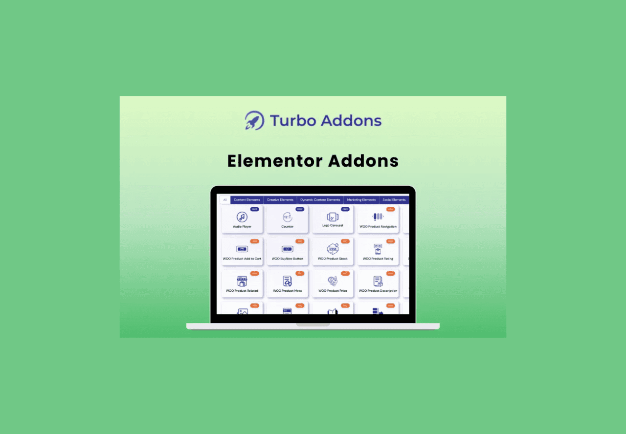 Turbo Addons For Elementor