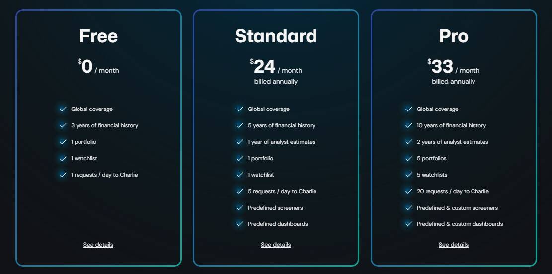 stocktrader.studio regular pricing
