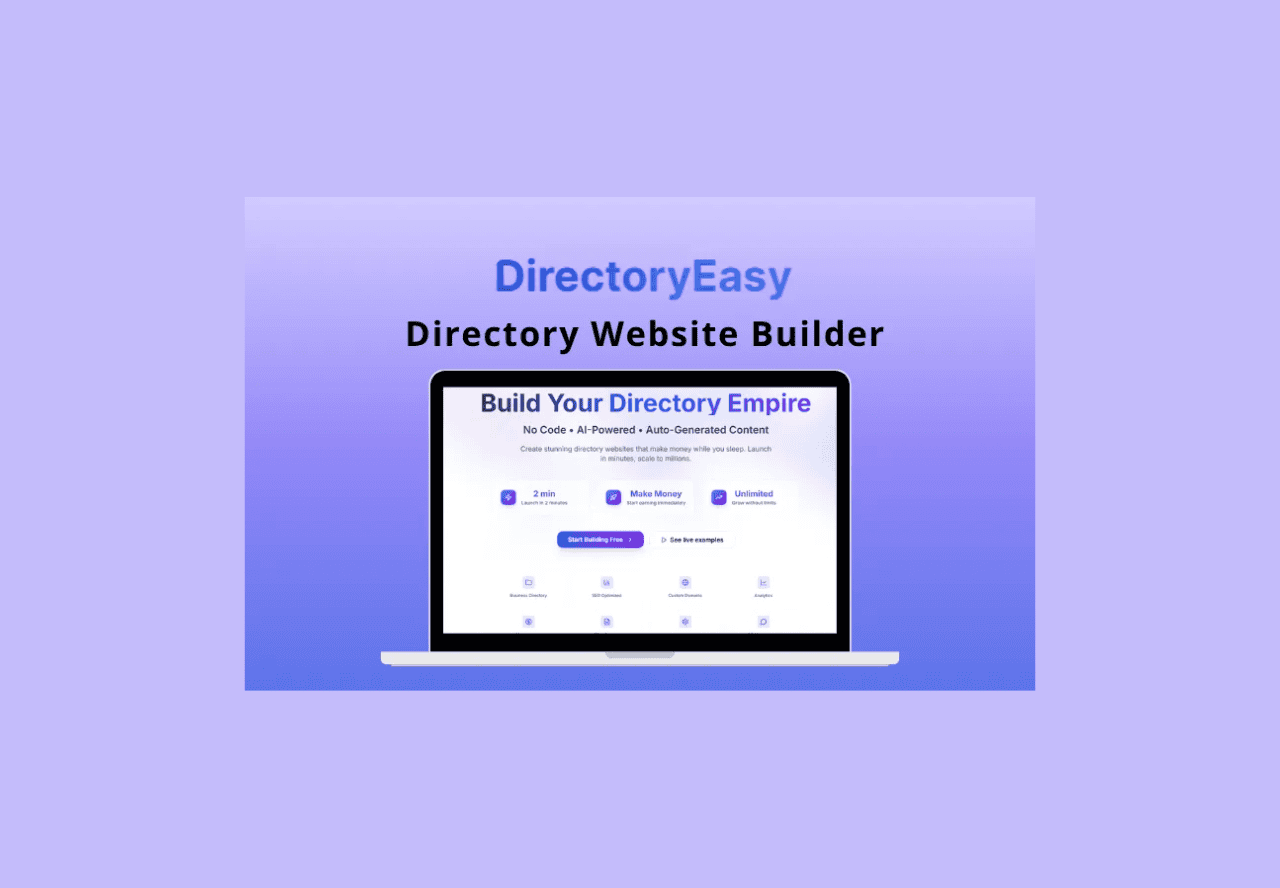 DirectoryEasy Lifetime Deal: Directory Website Builder 2 DirectoryEasy Lifetime Deal on Dealfuel