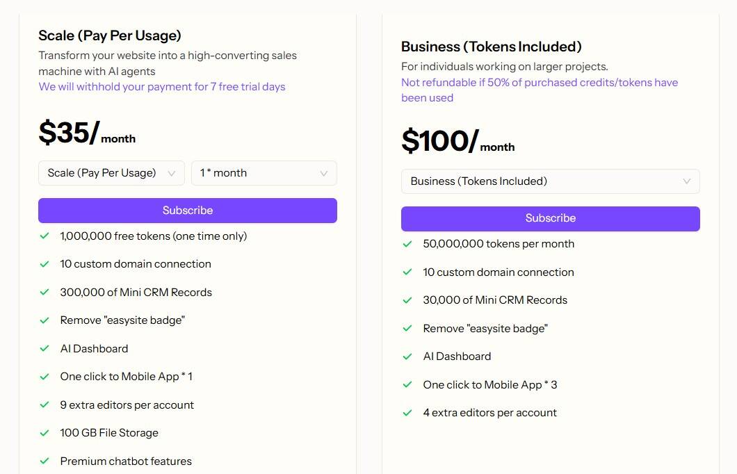 EZsite Lifetime Deal: Clone Any Website With AI 3 ezsite regular pricing