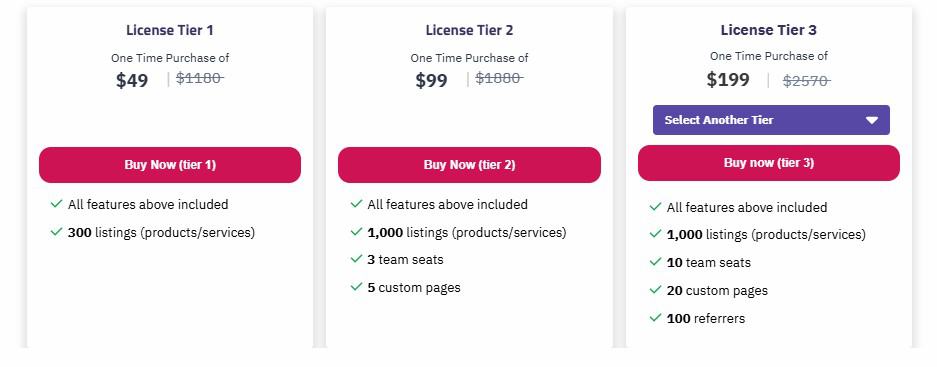 WhatsMenu Lifetime Deal: Online Catalog and Ordering Platform 3 Whatsmenu saaszilla price