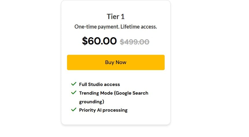 Oddfalcon Lifetime Deal: Professional AI Writer 3 oddfalcon dealmirrror price